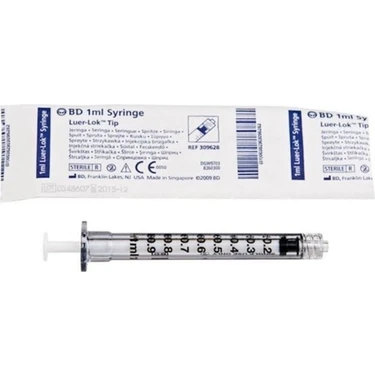 BD 1 CC LUER LUCK ENJEKTOR